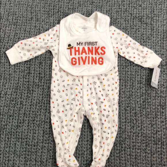 Carters Halloween and thanksgiving onesies - Picture 3 of 8